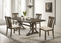 Lloyd Brown/Oat Dining Set - Ornate Home