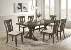 Lloyd Brown/Oat Dining Set - Ornate Home