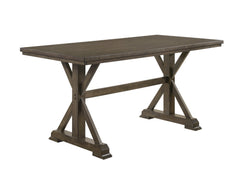 Lloyd Brown Rectangular Counter Height Dining Table - Ornate Home