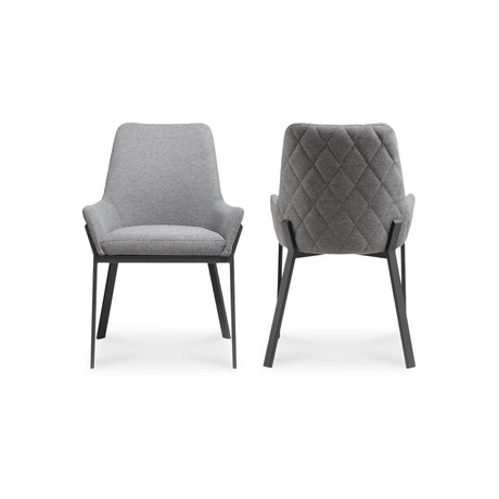 Lloyd Dark Grey Dining Chair (Set of 2) - Ornate Home