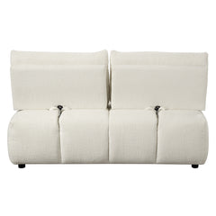 Loanna Beige Modular Loveseat - Ornate Home