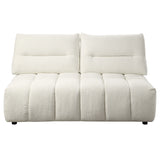Loanna Beige Modular Loveseat - Ornate Home