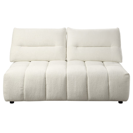 Loanna Beige Modular Loveseat - Ornate Home