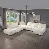 Loanna Beige Ottoman - Ornate Home