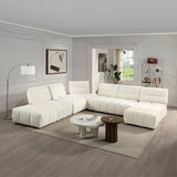 Loanna Beige Ottoman - Ornate Home