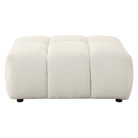 Loanna Beige Ottoman - Ornate Home