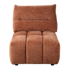 Loanna Coral Red Modular - Armless Chair - Ornate Home