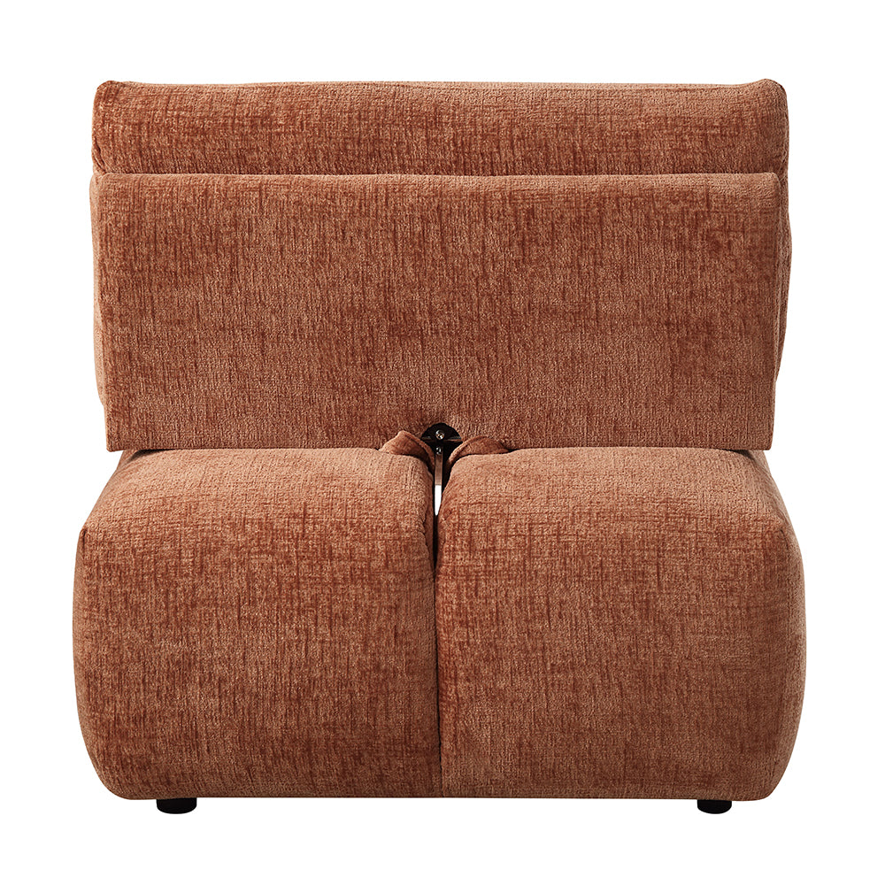 Loanna Coral Red Modular - Chaise - Ornate Home
