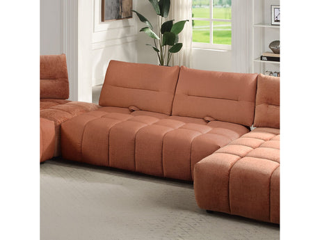 Loanna Coral Red Modular - Loveseat - Ornate Home