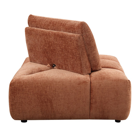 Loanna Coral Red Modular - Wedge - Ornate Home