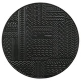 Loannis Matte Black 2-piece Round Mango Wood Nesting Table - Ornate Home