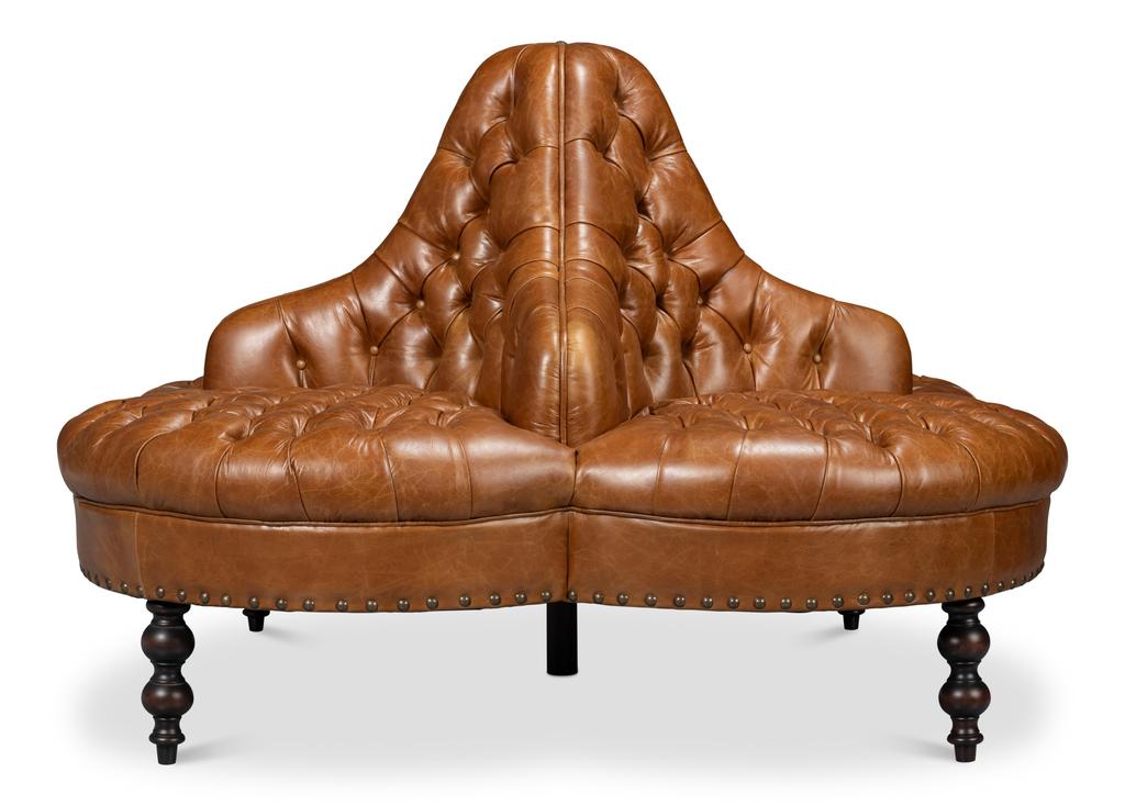 Lobby Brown Sofa - Ornate Home