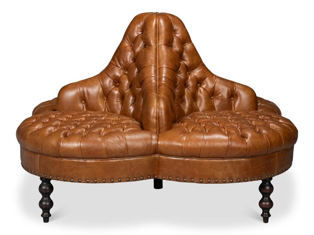 Lobby Brown Sofa - Ornate Home