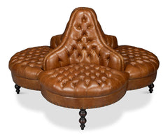 Lobby Brown Sofa - Ornate Home