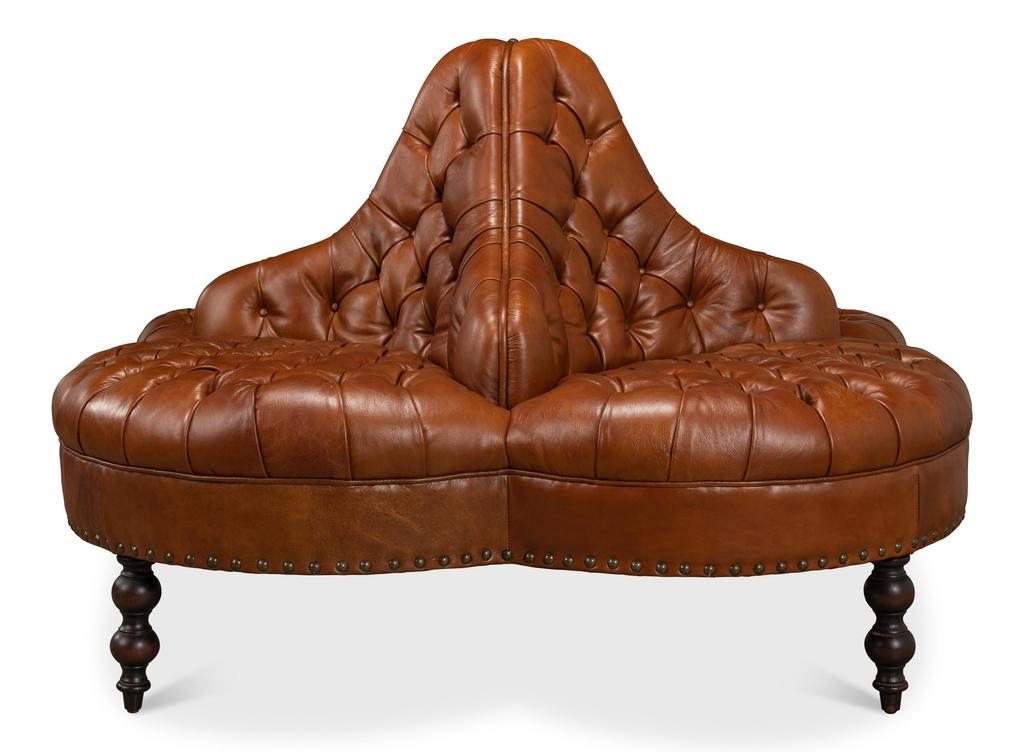 Lobby Cuba Brown Sofa - Ornate Home