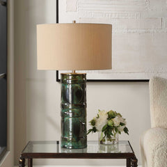 Loch Green Glaze Table Lamp - Ornate Home