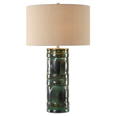 Loch Green Glaze Table Lamp - Ornate Home