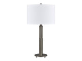 Lochley Gunmetal Table Lamp (Set of 2) - Ornate Home