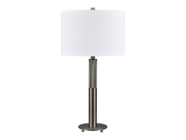 Lochley Gunmetal Table Lamp (Set of 2) - Ornate Home