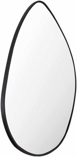 Lochovice Black Distressed Wood Mirror - Ornate Home