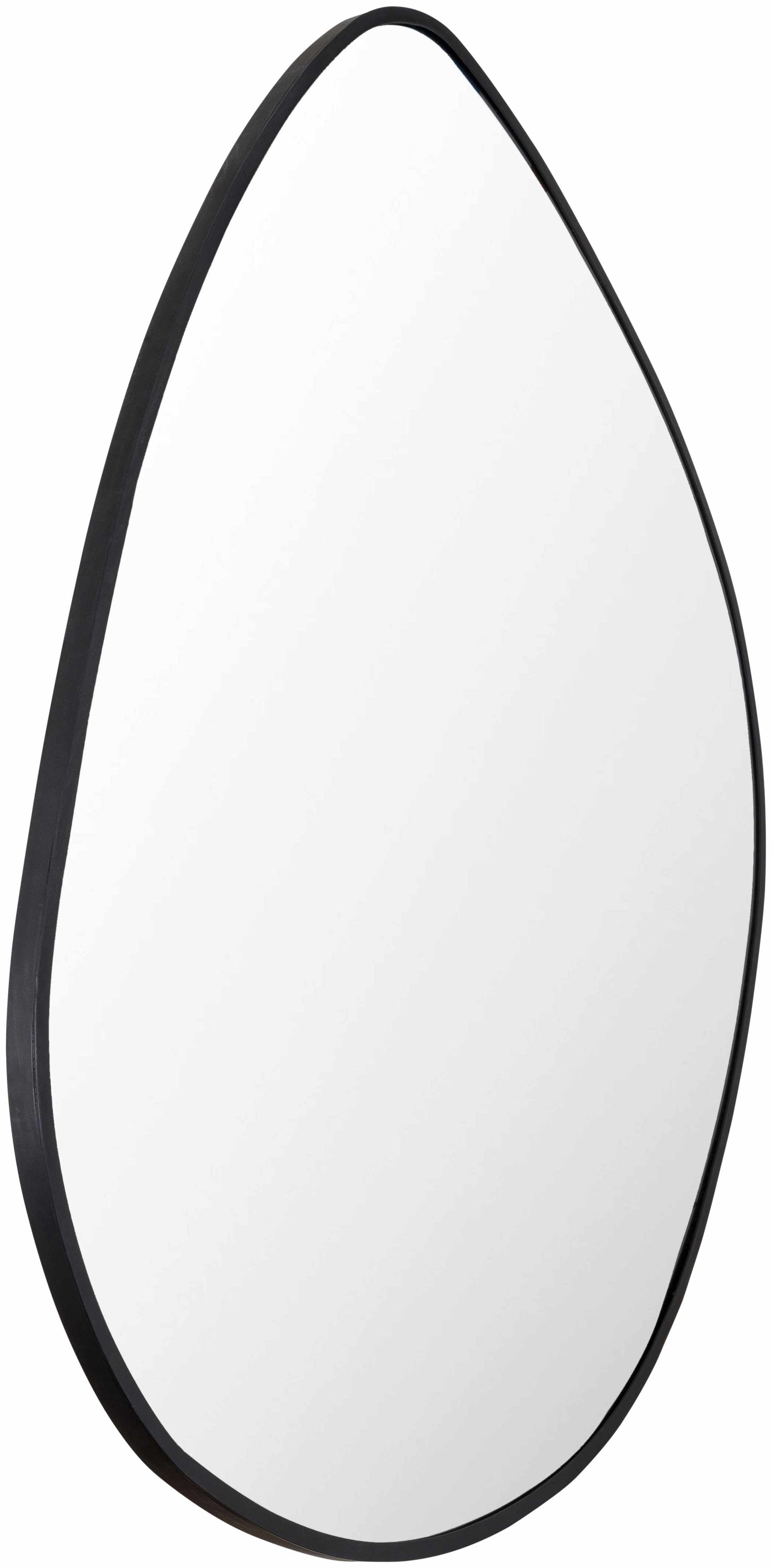 Lochovice Black Distressed Wood Mirror - Ornate Home