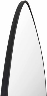 Lochovice Black Distressed Wood Mirror - Ornate Home