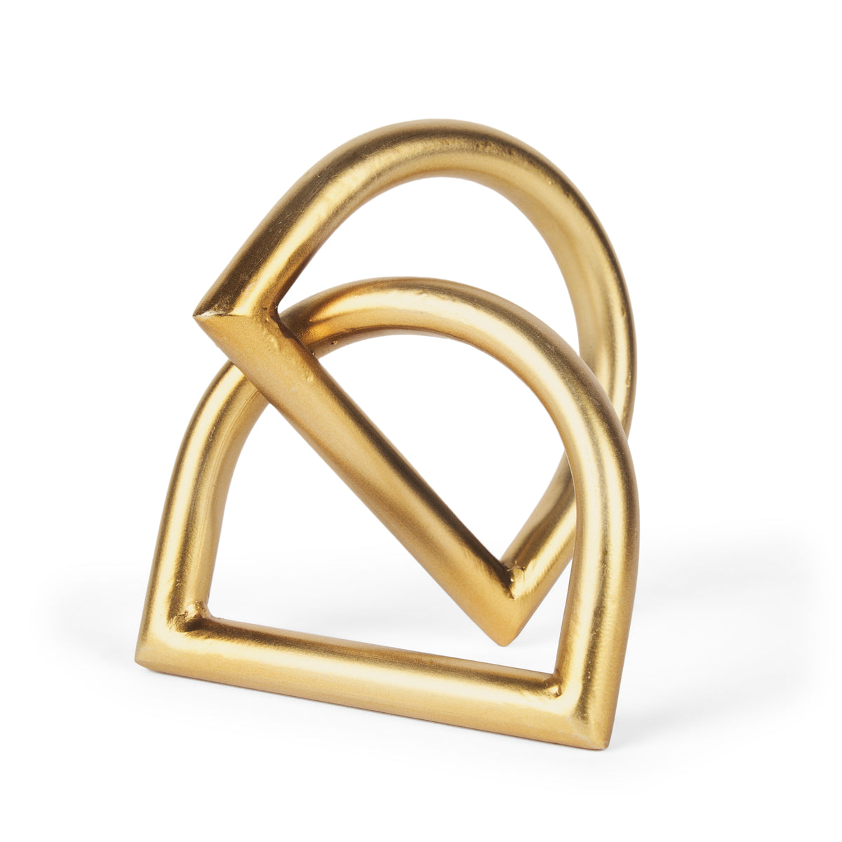 Locke Matte Gold Small Metal Decorative Object - Ornate Home