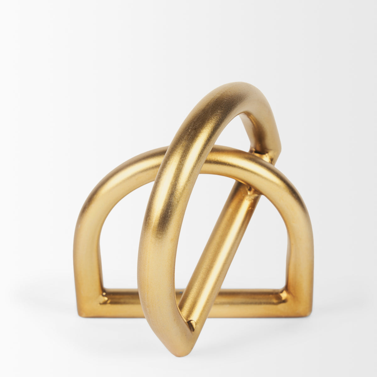 Locke Matte Gold Small Metal Decorative Object - Ornate Home