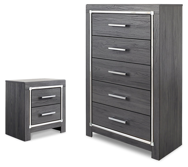 Lodanna Gray Chest and Nightstand (Online Special Price) - Ornate Home