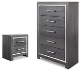 Lodanna Gray Chest and Nightstand - Ornate Home