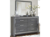 Lodanna Gray Dresser & Mirror (Online Special Price) - Ornate Home