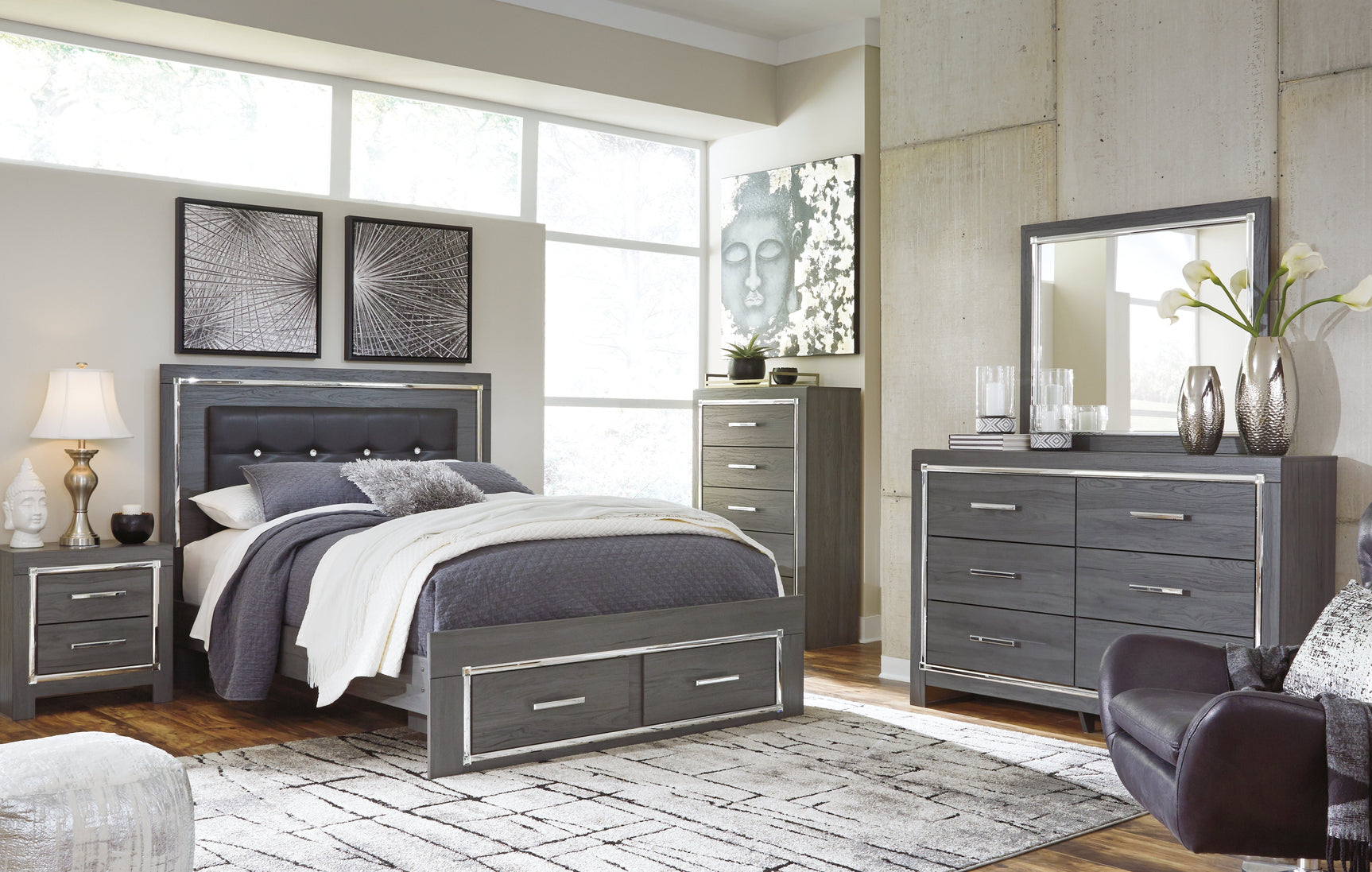 Lodanna Gray Dresser (Online Special Price) - Ornate Home