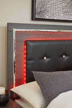 Lodanna Gray Full Panel Bed - Ornate Home