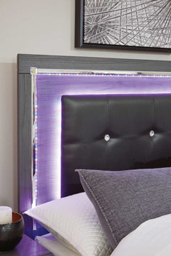 Lodanna Gray Full Panel Bed - Ornate Home