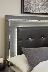 Lodanna Gray Full Panel Bed with 2 Storage Drawers (Online Special Price) - Ornate Home