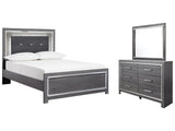 Lodanna Gray Full Panel Bedroom Set with Dresser and Mirror (Online Special Price) - Ornate Home