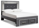 Lodanna Gray Full Storage Bed & Chest & Nightstand (Online Special Price) - Ornate Home