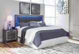 Lodanna Gray King/Cal King Panel Headboard, Dresser, Mirror and 2 Nightstands (Online Special Price) - Ornate Home