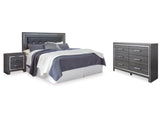 Lodanna Gray King/Cal King Panel Headboard, Dresser and Nightstand (Online Special Price) - Ornate Home