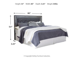 Lodanna Gray King/Cal King Panel Headboard, Dresser and Nightstand - Ornate Home