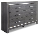 Lodanna Gray Queen Panel Bedroom Set with Dresser - Ornate Home