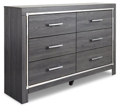Lodanna Gray Queen Panel Bedroom Set with Dresser - Ornate Home