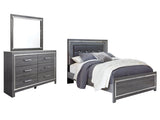 Lodanna Gray Queen Panel Bedroom Set with Dresser and Mirror (Online Special Price) - Ornate Home