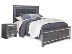 Lodanna Gray Queen Panel Bedroom Set with Nightstand (Online Special Price) - Ornate Home