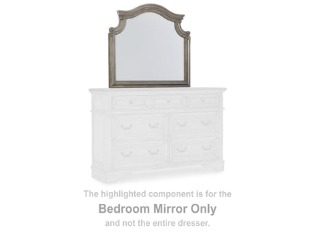 Lodenbay Antique Gray Bedroom Mirror - Ornate Home