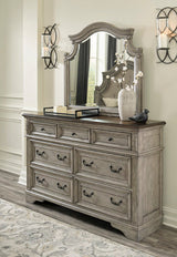 Lodenbay Antique Gray/Brown Dresser and Mirror (Online Special Price) - Ornate Home
