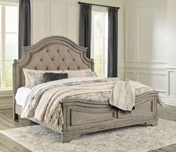 Lodenbay Antique Gray California King Panel Bed (Online Special Price) - Ornate Home