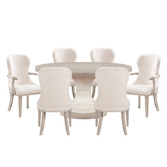 Lofton Beige 7pc Dining Set