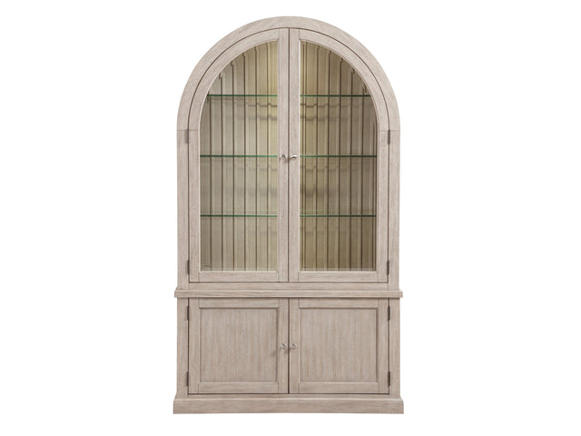 Lofton Light Gray Curio - Ornate Home