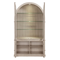 Lofton Light Gray Curio - Ornate Home